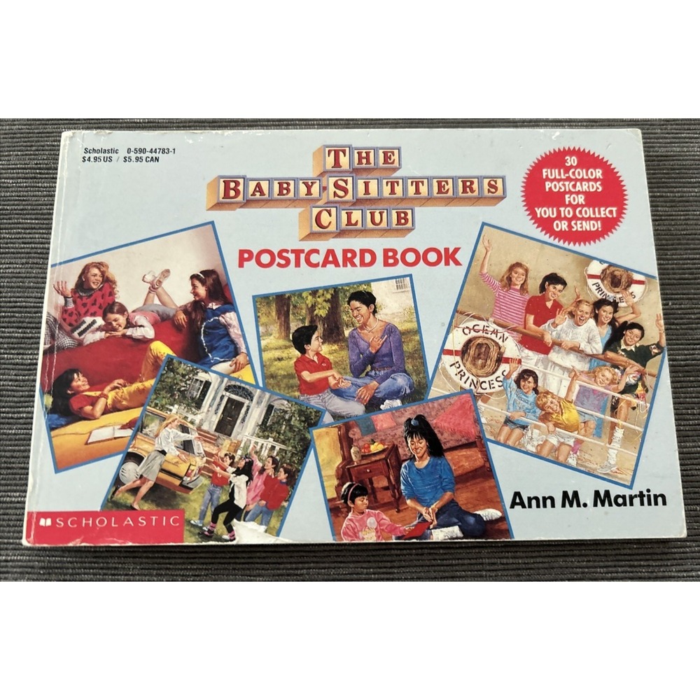 THE BABYSITTERS CLUB Postcard‎ Book 1991 Scholastic 1st Printing 30 Post Cards